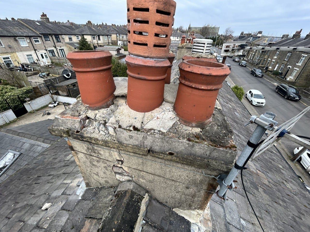 Chimney repair in Leeds – project photo 1